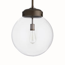 Sculptural Reeves Large Outdoor Pendant – Brown