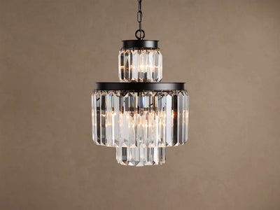 Sculptural Leyland 6 Light Chandelier
