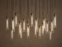 Artisan Colleena Linear Fluted Glass Chandelier