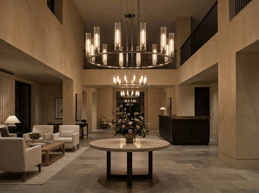 Artisan Lacour Clear Glass Round Chandelier