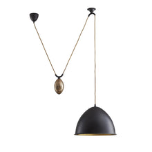 Artisan Egg Drop Pendant – Black