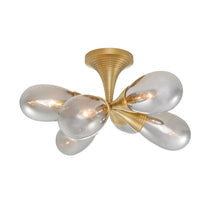 Sculptural Giselle Flush Mount