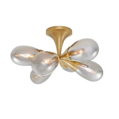Sculptural Giselle Flush Mount