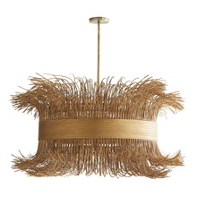Sculptural Filamento Chandelier – Natural, Rattan