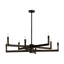Sculptural Griff Chandelier – Black