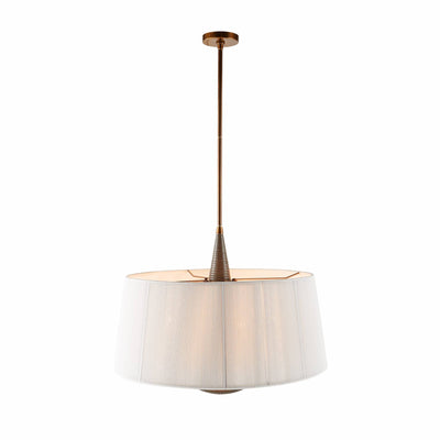 Sculptural Middlebury Pendant – White, Cotton