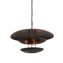 Sculptural Florko Chandelier – Black