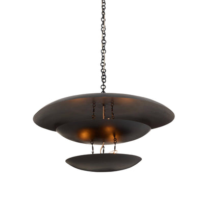 Sculptural Florko Chandelier – Black