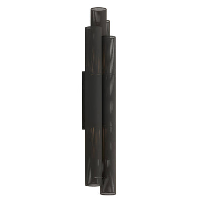 Heritage Punch Oversized Outdoor Wall Sconce – Black