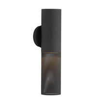 Heritage Punch Small Outdoor Wall Sconce – Black