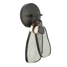 Sculptural Melt Wall Sconce – Black