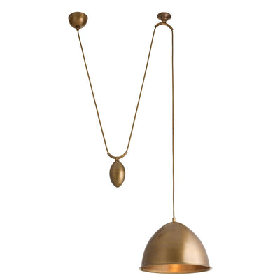 Artisan Egg Drop Pendant – Gold