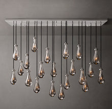 Signature Rain Rectangular Chandelier – 54"