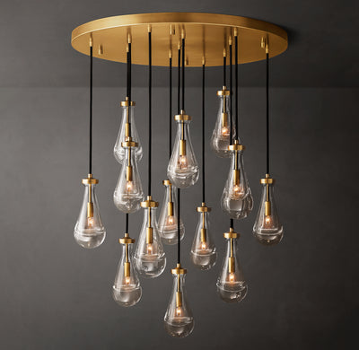 Signature Rain Round Chandelier – 36"
