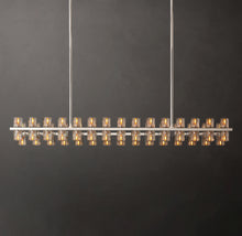 Artisan Arcachon LED Rectangular Chandelier – 54" Polished Nickel