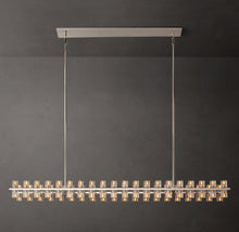 Artisan Arcachon LED Rectangular Chandelier – 72" Polished Nickel