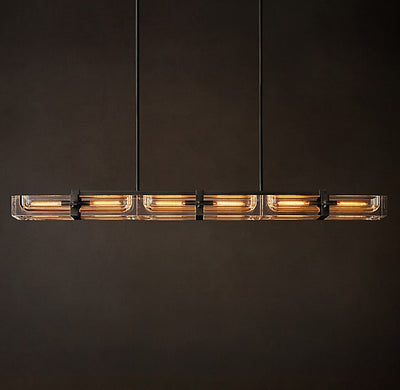 Sculptural Savile Linear Chandelier – 72"