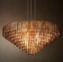 Heritage Sirene Smoke Glass Round Chandelier