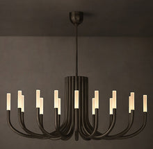 Sculptural Rousseau Oval Chandelier