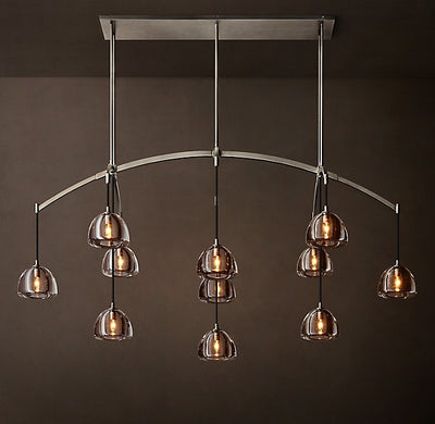 Signature Hemisphere Linear Chandelier – 72"