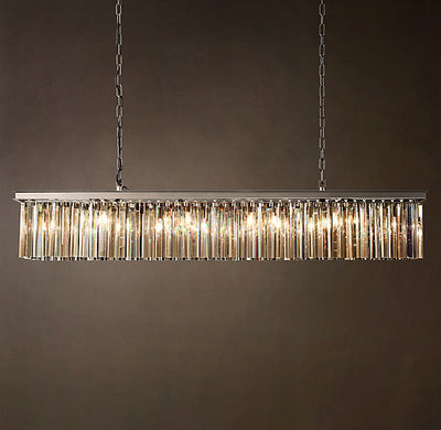 Sculptural Rhys Rectangular Chandelier