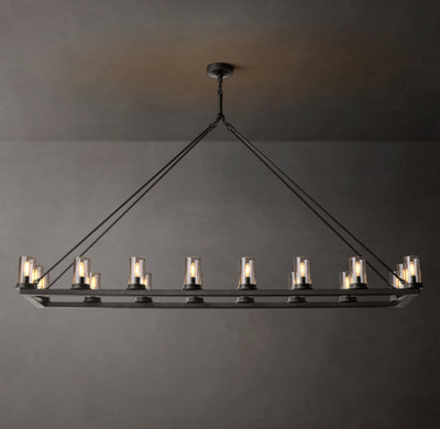 Artisan Ondra Linear Clear Glass Chandelier