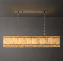 Sculptural San Marco Alabaster Linear Chandelier – 54"
