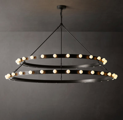 Signature Vitoria Round Two Tiered Chandelier