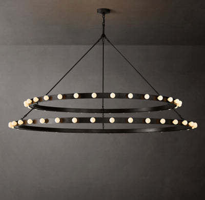 Signature Vitoria Round Two Tiered Chandelier