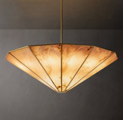 Sculptural Lucette Round Chandelier