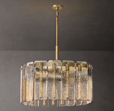 Signature Calamette Glass Round Chandelier – 36"