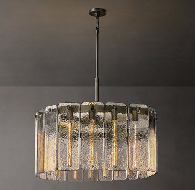 Signature Calamette Glass Round Chandelier – 36"