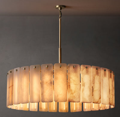 Signature Calamette Onyx Round Chandelier – 48"