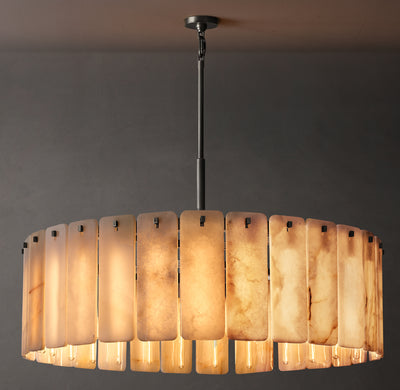 Signature Calamette Onyx Round Chandelier – 48"