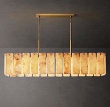 Signature Calamette Onyx Rectangular Chandelier – 72"