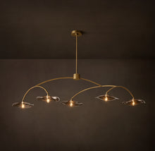 Signature Lily Smoke Glass Linear Chandelier – 60"