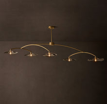 Signature Lily Smoke Glass Linear Chandelier – 80"