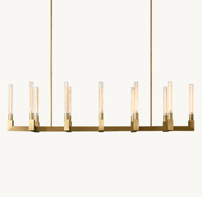 Heritage Cannele Linear Chandelier – 67"