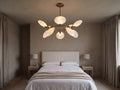 Lyla Round Chandelier in a principal bedroom