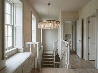 Sculptural Leyland Round Chandelier