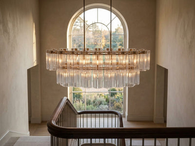 Artisan Delsie Oval Tiered Chandelier