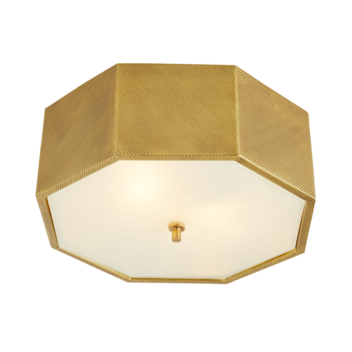 Sculptural Grespan Semi-Flush Mount