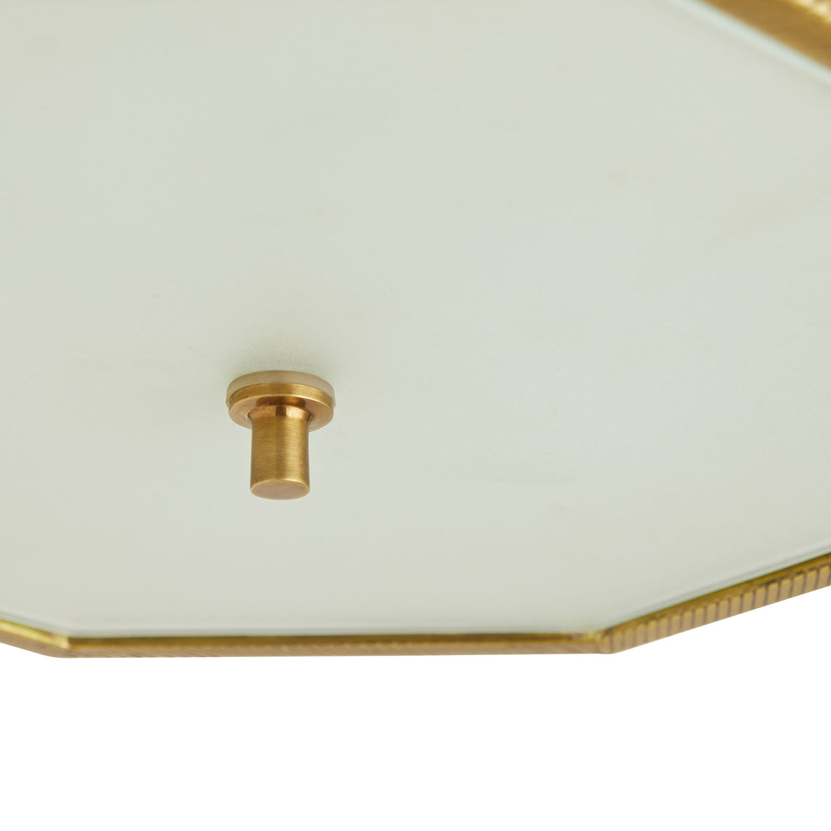 Sculptural Grespan Semi-Flush Mount