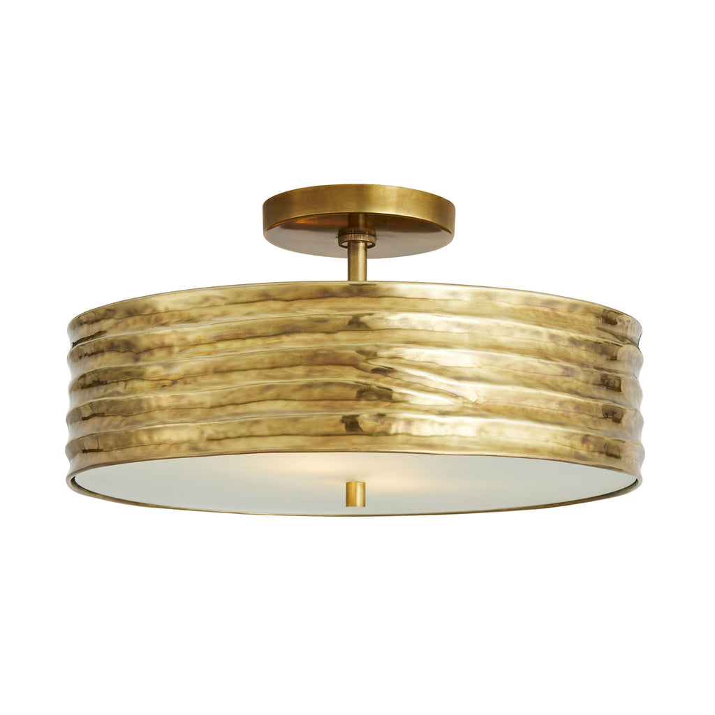 Sculptural Anna Semi-Flush Mount
