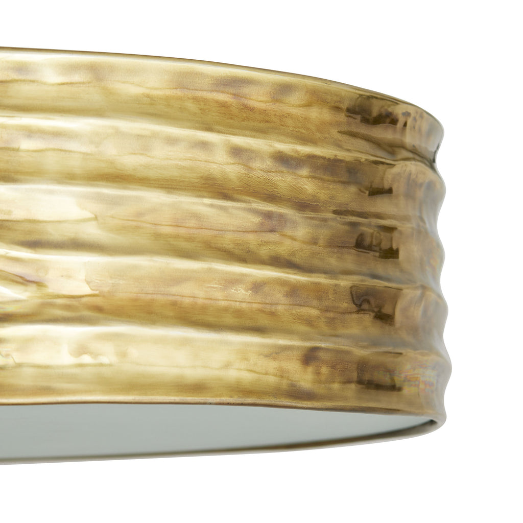 Sculptural Anna Semi-Flush Mount