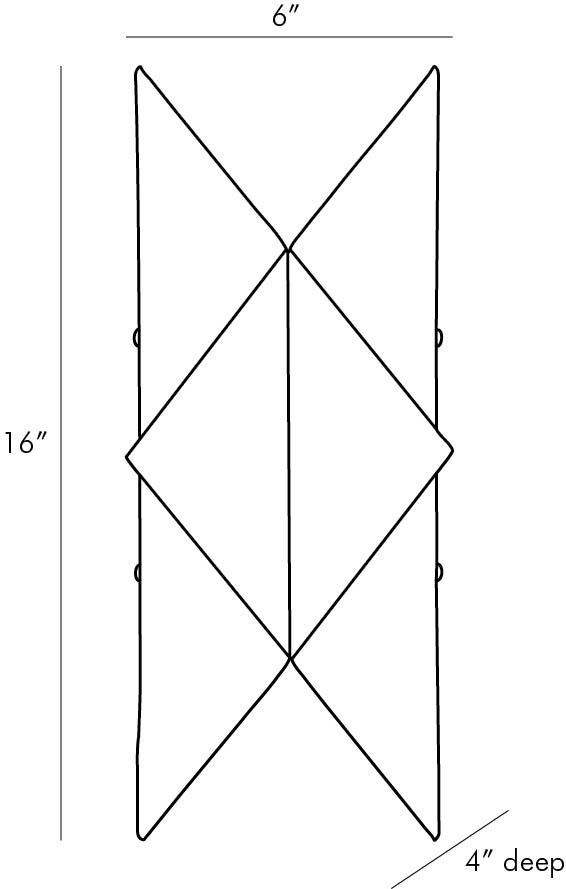 Sculptural Upson Wall Sconce