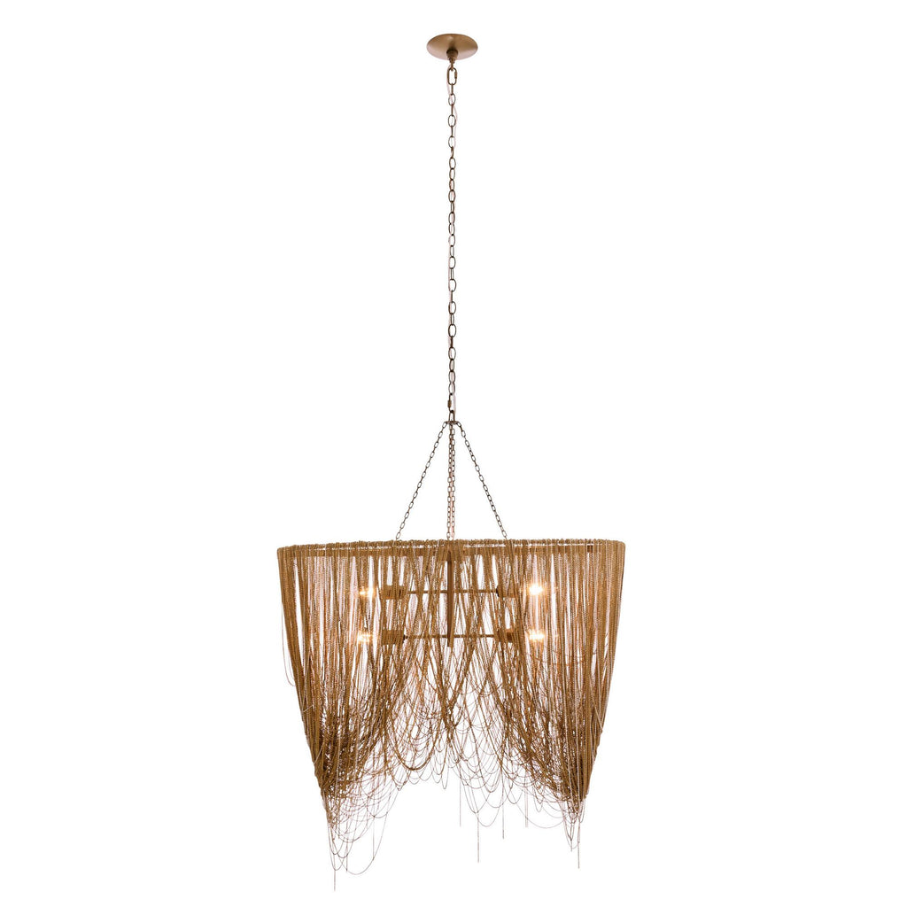 Sculptural Layla Linear Chandelier