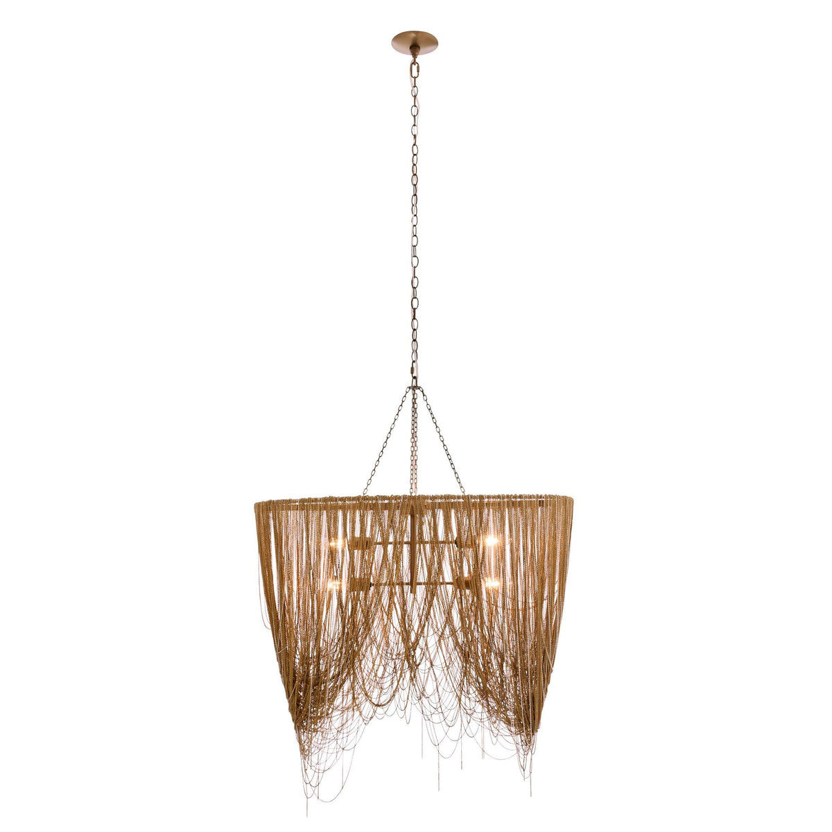Sculptural Layla Linear Chandelier