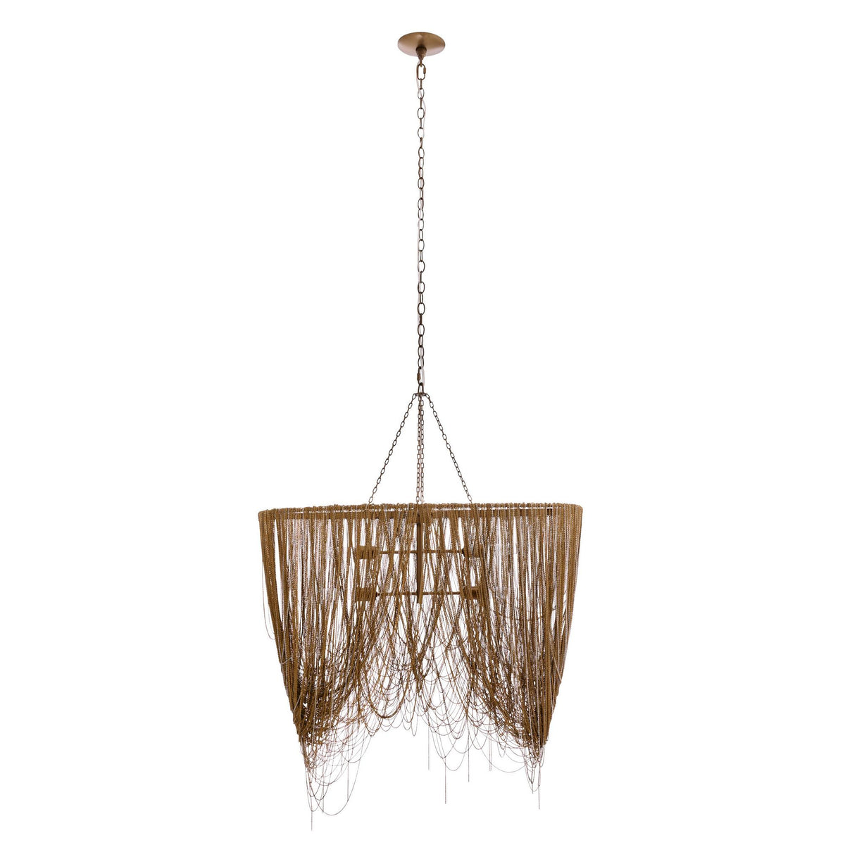Sculptural Layla Linear Chandelier