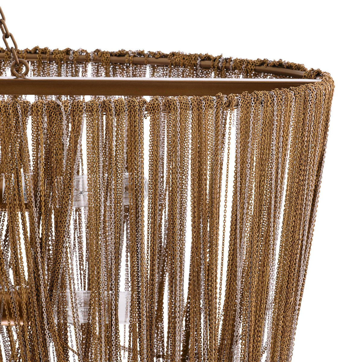 Sculptural Layla Linear Chandelier